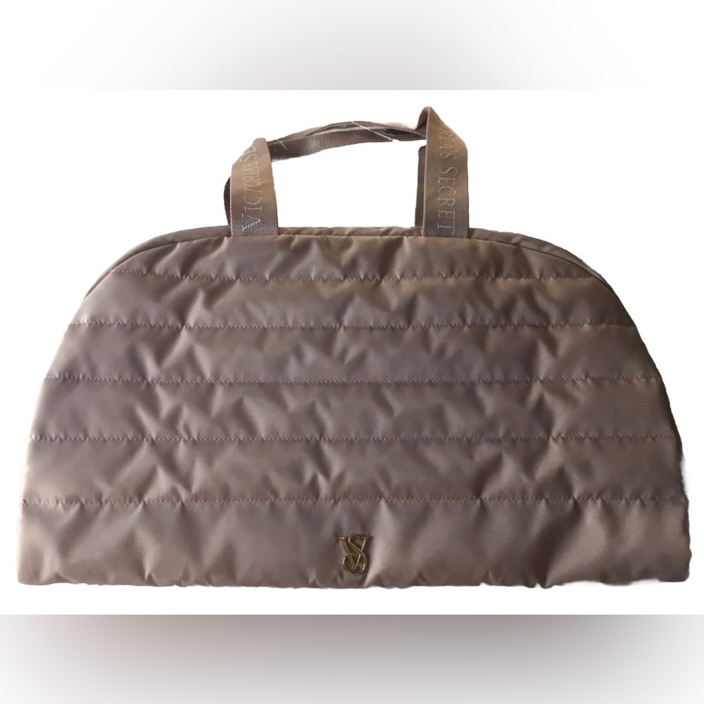 VICTORIA’S SECRET ROSE GOLD DUFFLE BAG NEW